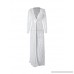 GUXMO Women Long Maxi Hooded Dresses Swimsuit Sunscreen Hollow Out Beach Bikini Cover-up White B07B7L36T6